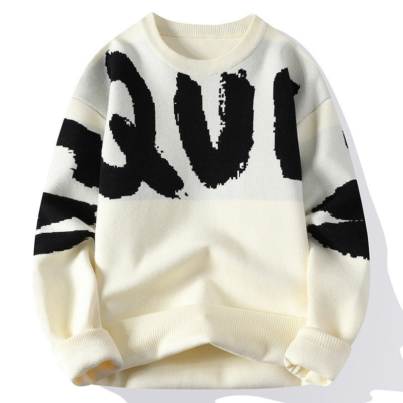 Crewneck Large Letter Knit