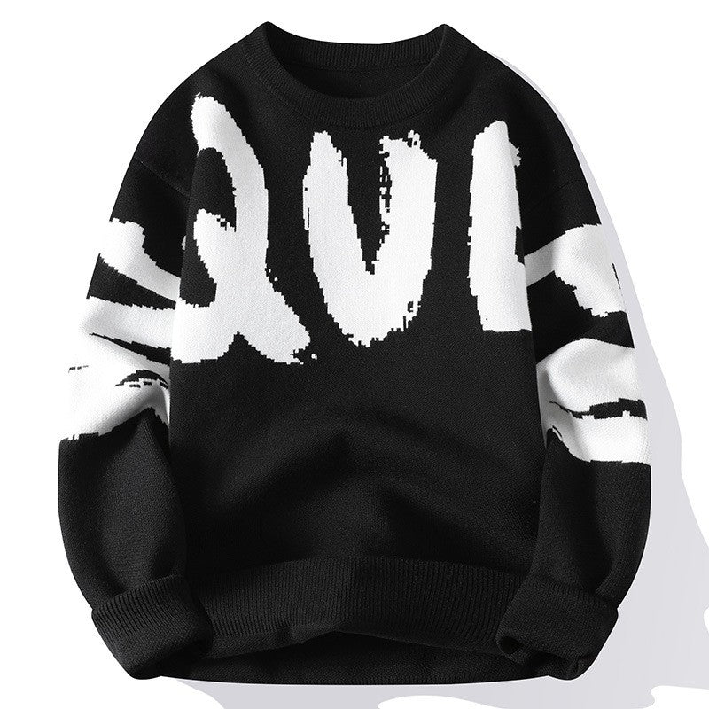 Crewneck Large Letter Knit