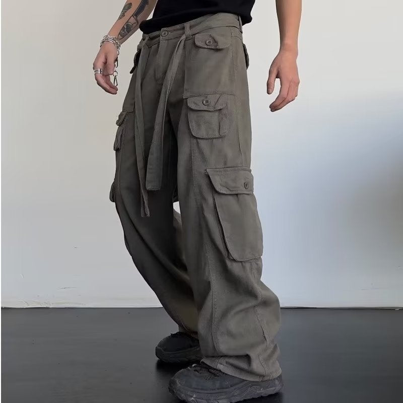 Retro Solid Color Crock Pants